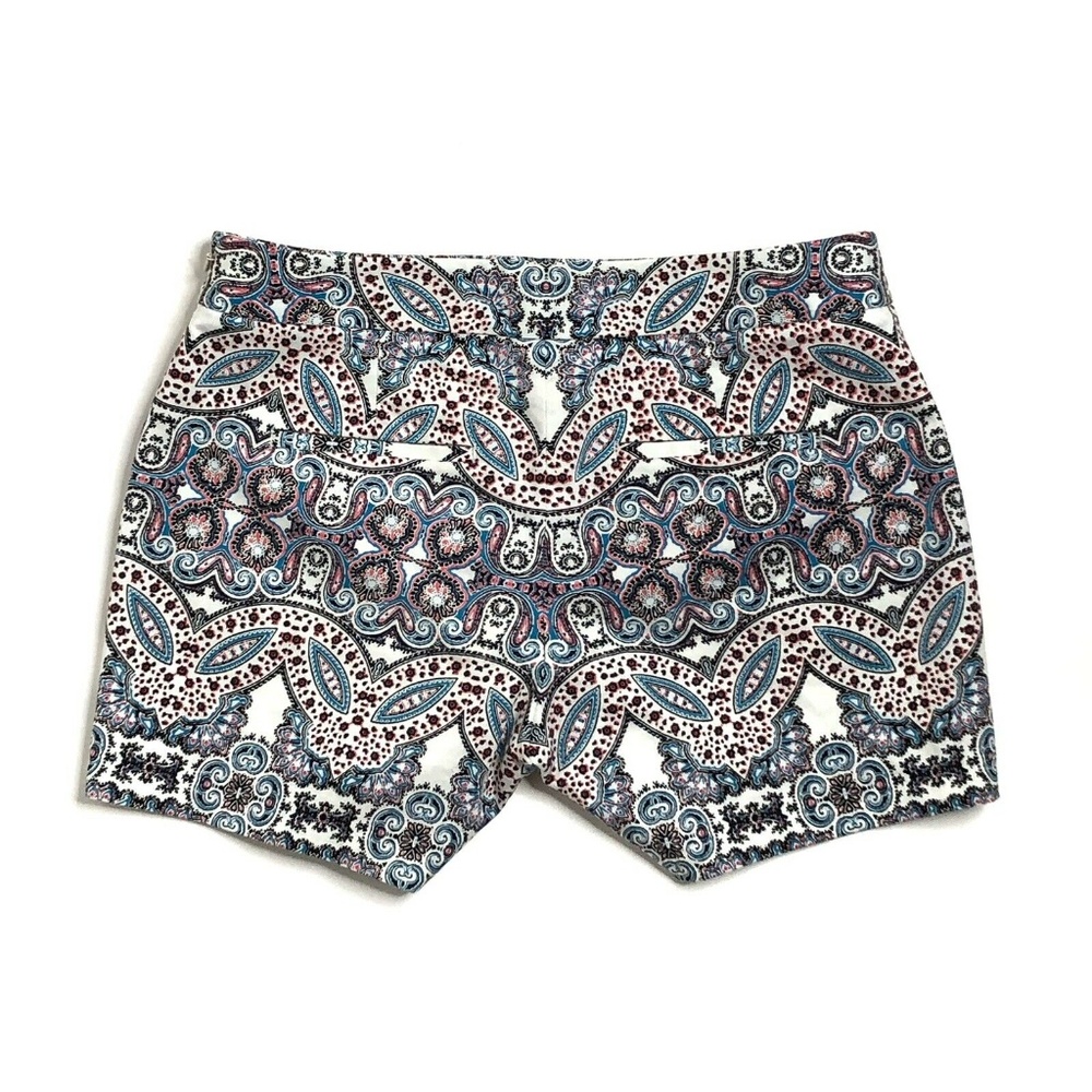 Express Shorts Dress Geometric Print Side Zipper - Picture 2 of 5